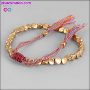 Handmade Tibetan Buddhist Braided Cotton Copper Beads Lucky - plusminusco.com