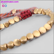Handmade Tibetan Buddhist Braided Cotton Copper Beads Lucky - plusminusco.com