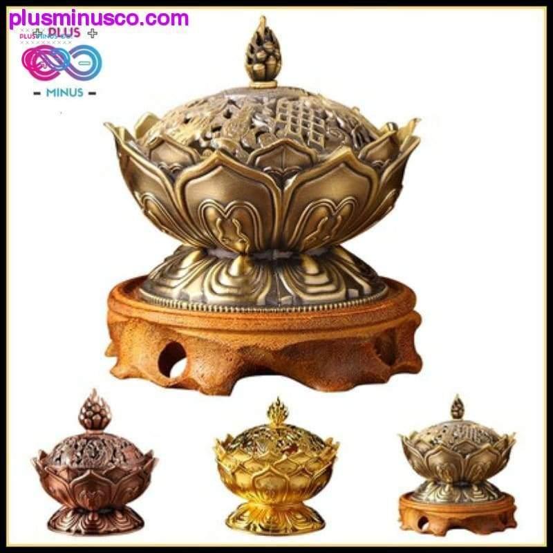 Handmade Tibetan Lotus Incense Burner - plusminusco.com