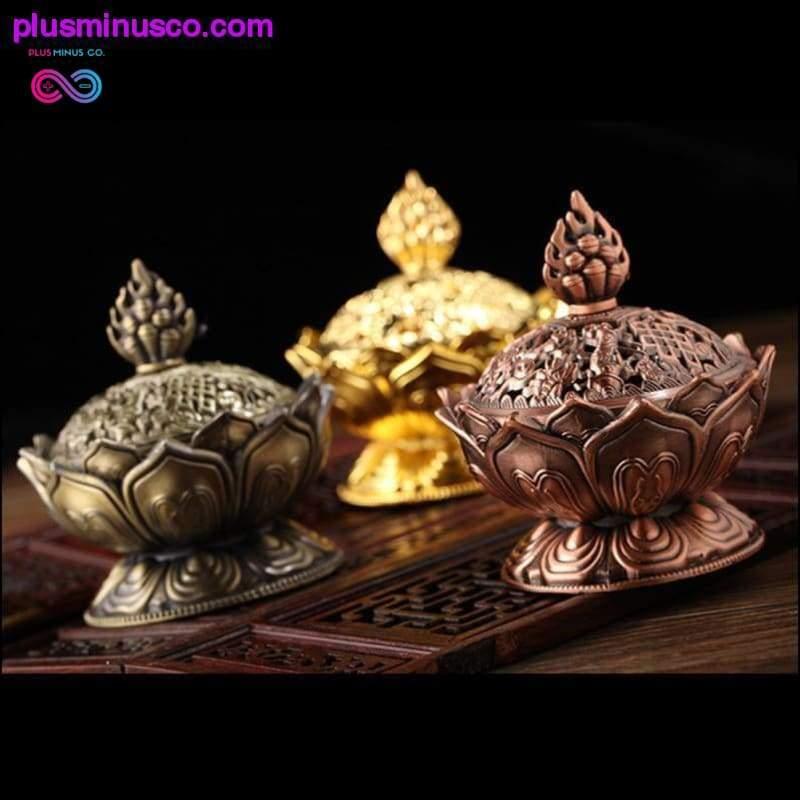 Handmade Tibetan Lotus Incense Burner - plusminusco.com