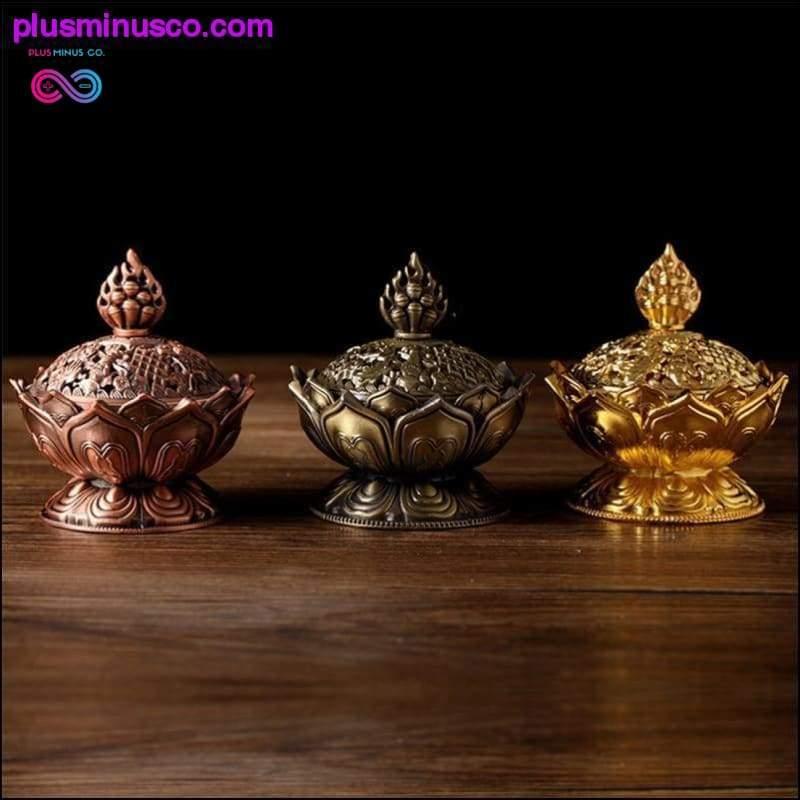 Handmade Tibetan Lotus Incense Burner - plusminusco.com