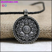 Handmade Tibetan Mandala Flower Necklace - plusminusco.com