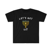Hanukkah Gift, Let's Get Lit T-Shirts Chanukah 2022,Jewish Sayings, Jewish High Holiday, Let's Get Lit Hanukkah Shirt Jew Menorah Chanukkah - plusminusco.com