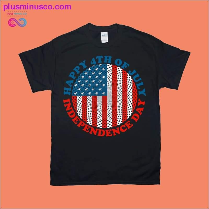 Happy 4th of July | Independence Day | Circle American Flag - plusminusco.com