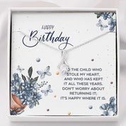 Collana di buon compleanno per figlia, regalo per figlia - plusminusco.com