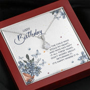 Happy Birthday Necklace for Daughter, Daughter Gift - plusminusco.com