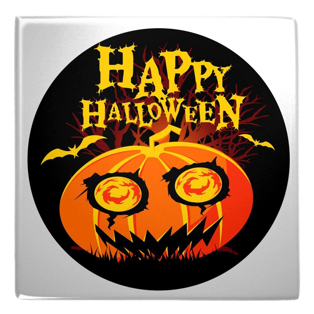 happy Halloween, Metal Magnets - plusminusco.com