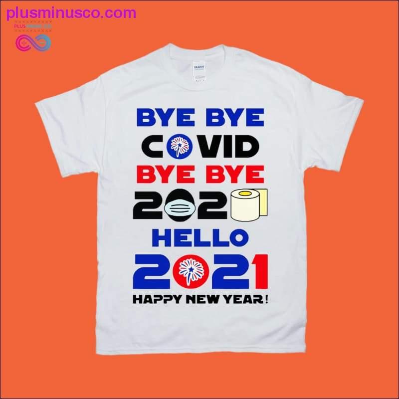 Šťastný nový rok 2021 vypasované tričká Scoop - plusminusco.com