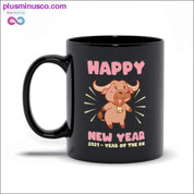 Happy New Year, 2021 -year of the OX Black Mugs - plusminusco.com