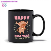 Šťastný nový rok 2021 - rok hrnčekov OX Black Mugs - plusminusco.com