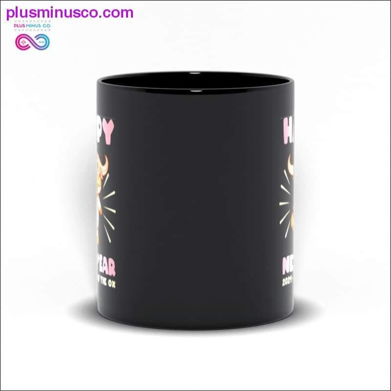 Happy New Year, 2021 -year of the OX Black Mugs - plusminusco.com