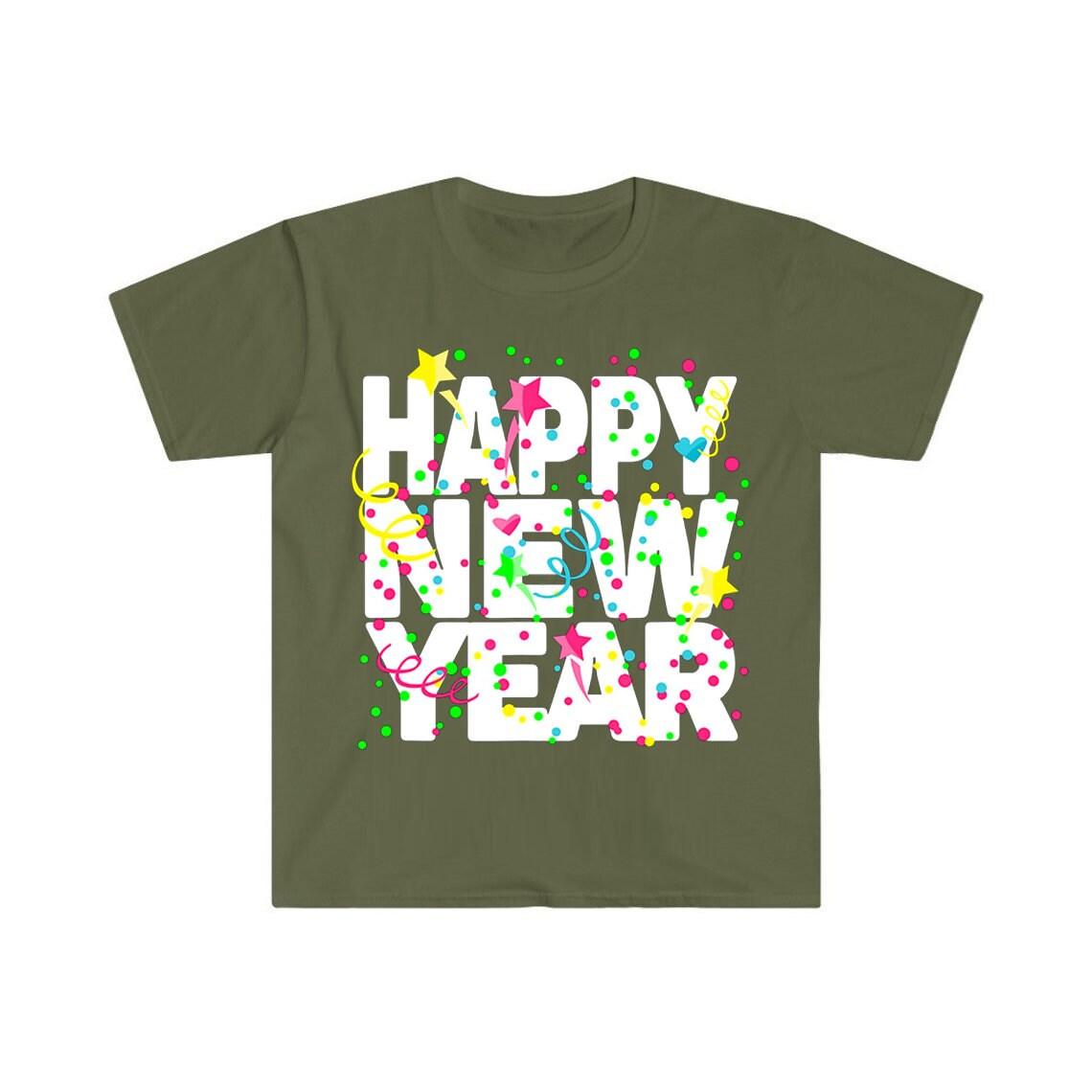 Happy New Year Shirt 2024 New Year Holiday T-shirt - plusminusco.com