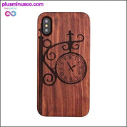 Твърд дървен калъф за iPhone 7/8/6/6s Plus - plusminusco.com