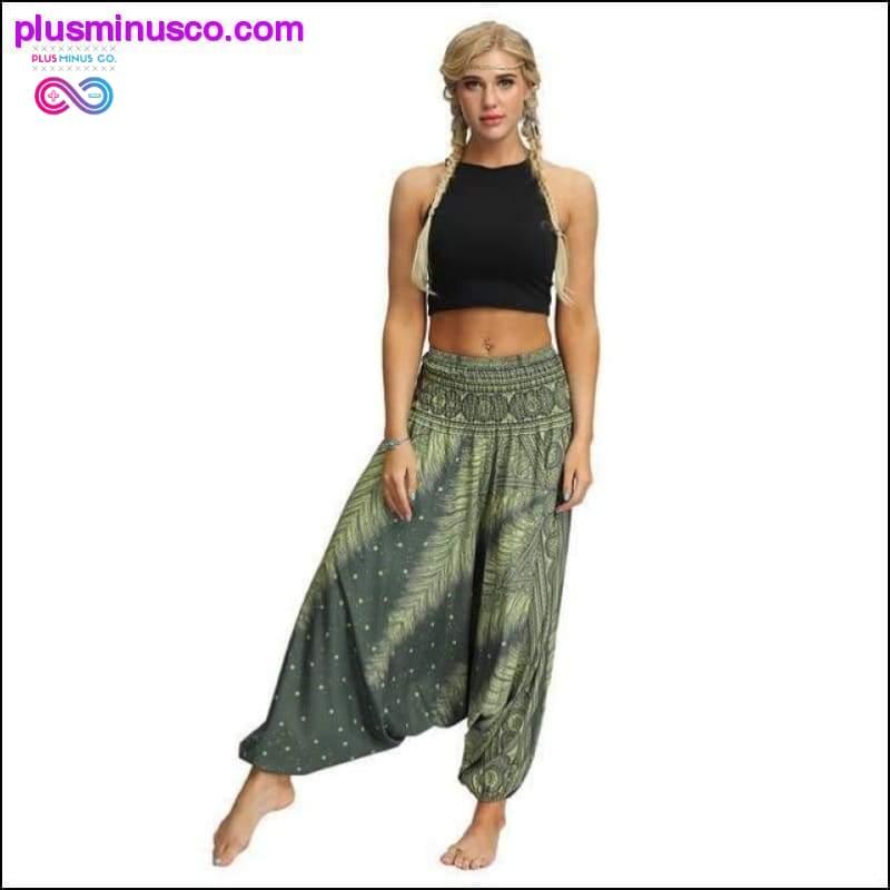 Вільні штани для йоги та медитації Harem Casual || - plusminusco.com
