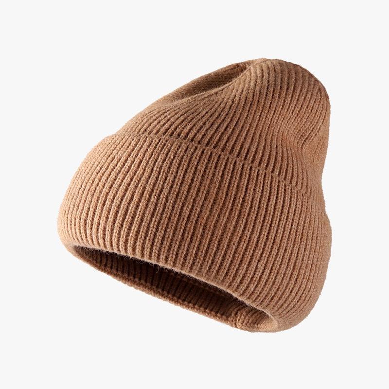 Hat women autumn and winter fashion hat outdoor knitted hat women warm winter men's woolen hat - plusminusco.com