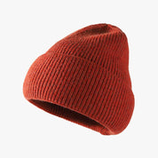 Hat women autumn and winter fashion hat outdoor knitted hat women warm winter men's woolen hat - plusminusco.com