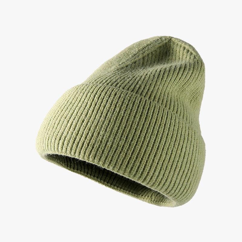 Hat women autumn and winter fashion hat outdoor knitted hat women warm winter men's woolen hat - plusminusco.com