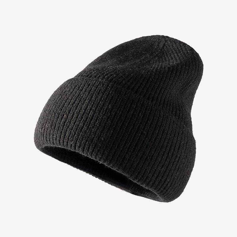 Hat women autumn and winter fashion hat outdoor knitted hat women warm winter men's woolen hat - plusminusco.com