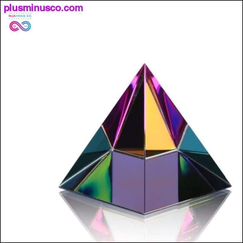 HD 2'' Egyptian Crystal Pyramid Home Decor Energy Healing - plusminusco.com