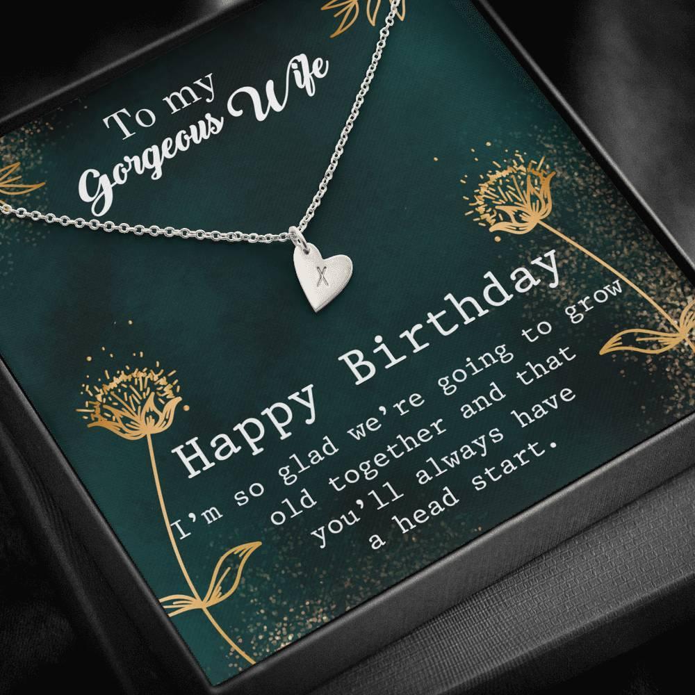 Ожерелье «Сердце моей жене», подарок жене на годовщину - plusminusco.com