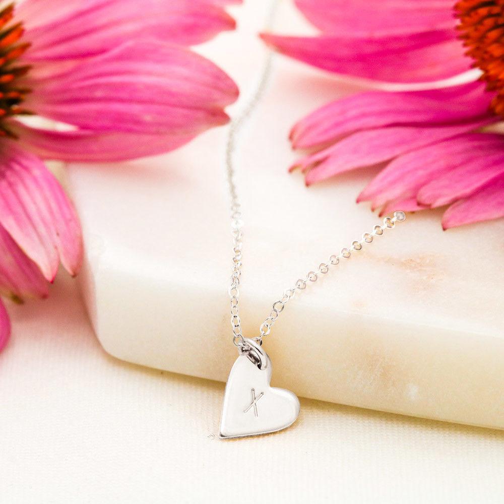Heart,To My Wife Necklace Anniversary Gift For Wife, - plusminusco.com