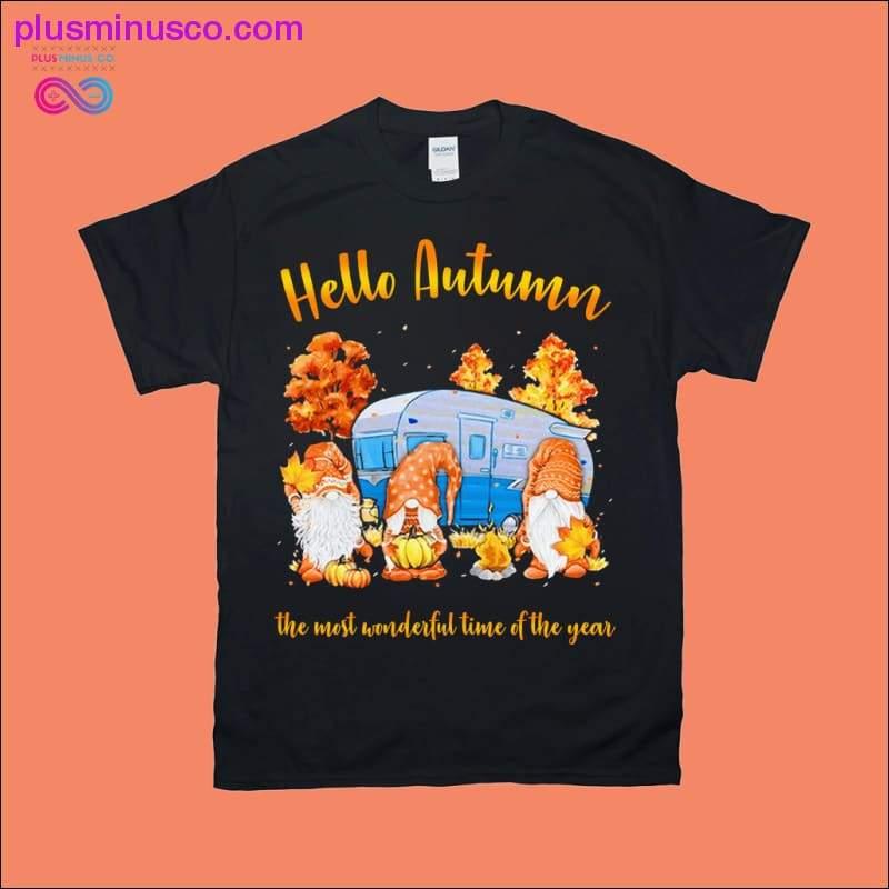 Hello Autumn / the most wonderful time of the year T-Shirts - plusminusco.com