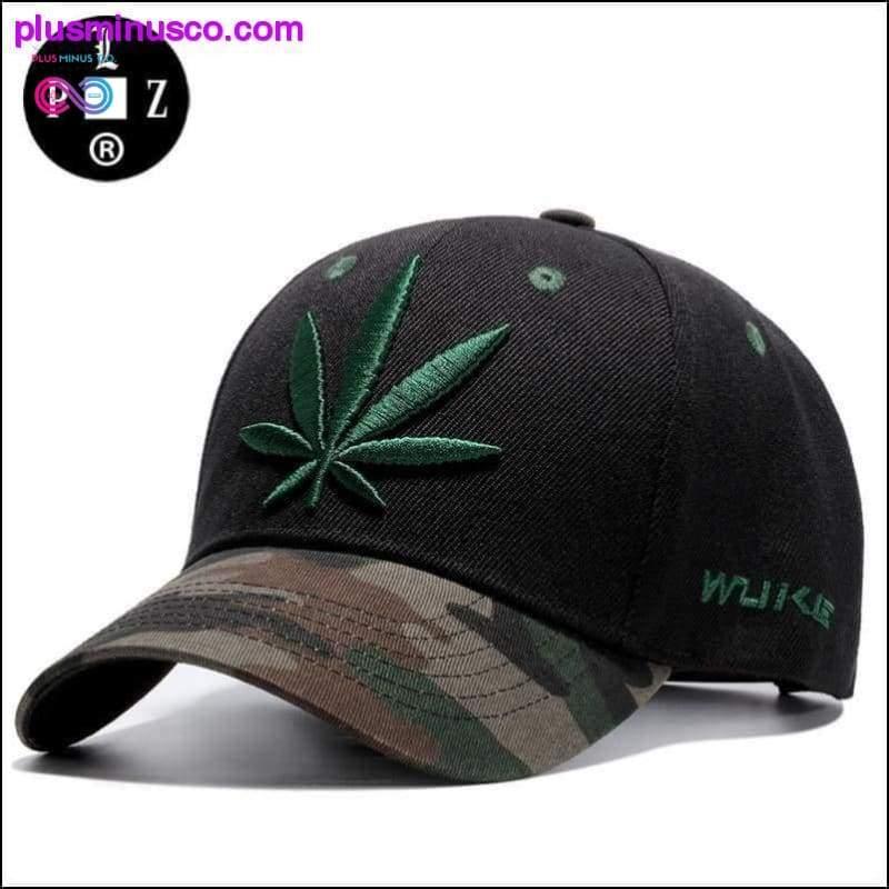 Kanepilehtedega pesapallimütsi kamuflaažimütsi roheline müts – plusminusco.com