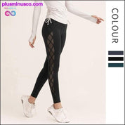 High Elasticity Sports Sexy Mesh Hip-lifting Fitness Pants - plusminusco.com