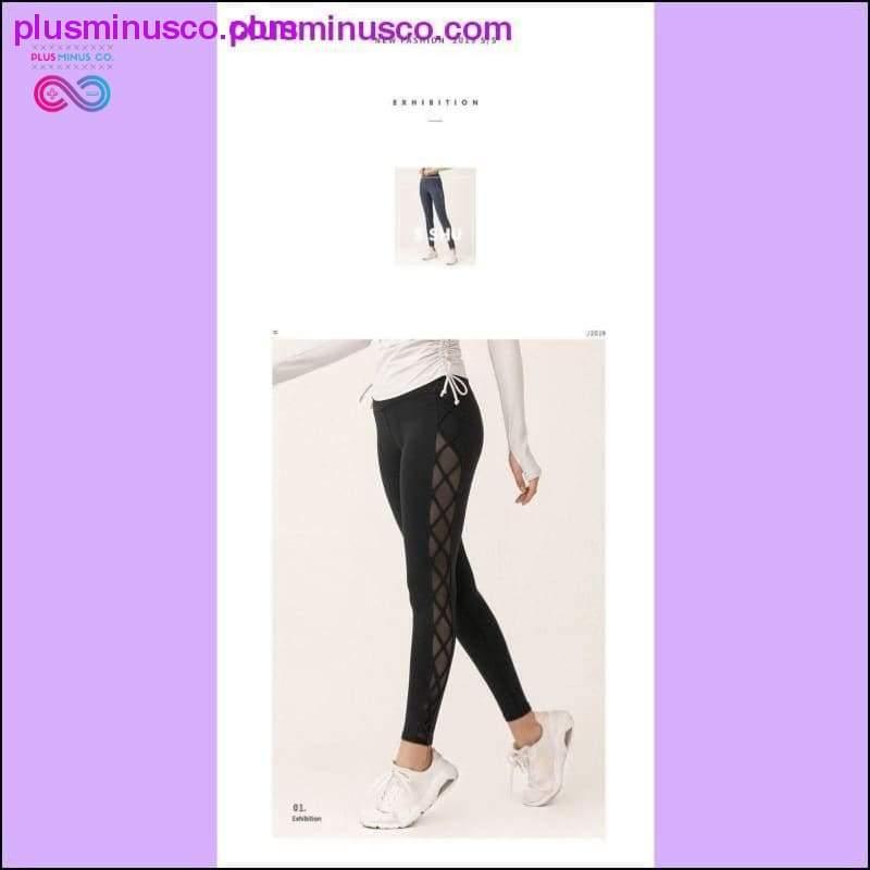High Elasticity Sports Sexy Mesh Hip-lifting Fitness Pants - plusminusco.com