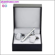 High Quality Luxury Tie Clip Round Cufflinks Gift Set - plusminusco.com