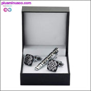 Подаръчен комплект с висококачествени луксозни кръгли копчета за ръкавели - plusminusco.com