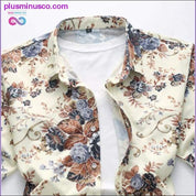 High quality silk cotton men's shirt summer fashion - plusminusco.com