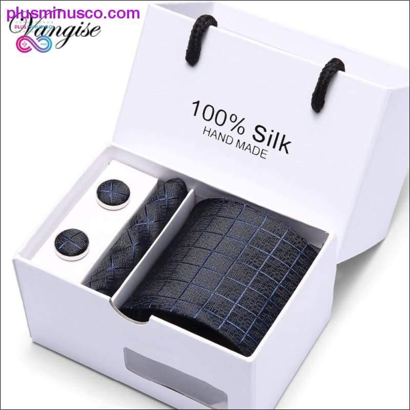 High Quality Silk Ties for Men 145cm Long Fashion Red - plusminusco.com