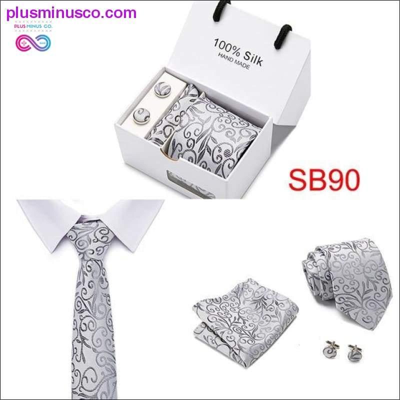 High Quality Silk Ties for Men 145cm Long Fashion Red - plusminusco.com