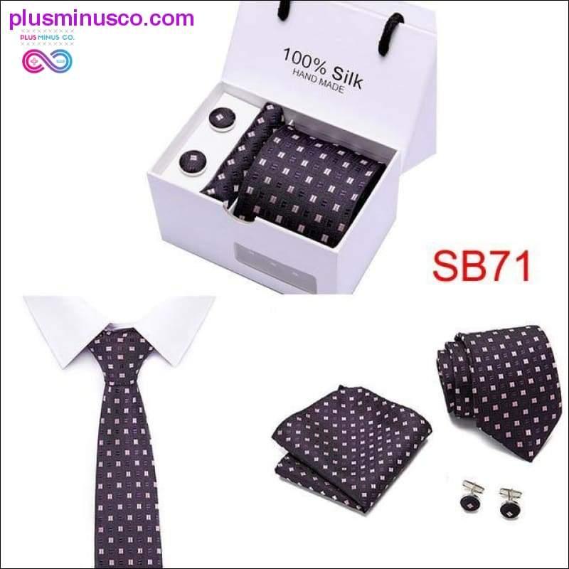 High Quality Silk Ties for Men 145cm Long Fashion Red - plusminusco.com