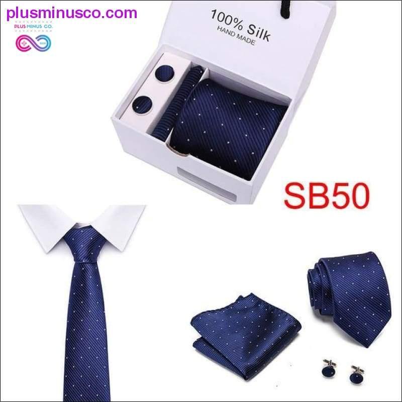 High Quality Silk Ties for Men 145cm Long Fashion Red - plusminusco.com