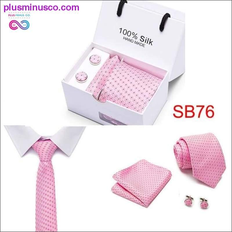 High Quality Silk Ties for Men 145cm Long Fashion Red - plusminusco.com