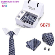 High Quality Silk Ties for Men 145cm Long Fashion Red - plusminusco.com