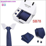 High Quality Silk Ties for Men 145cm Long Fashion Red - plusminusco.com