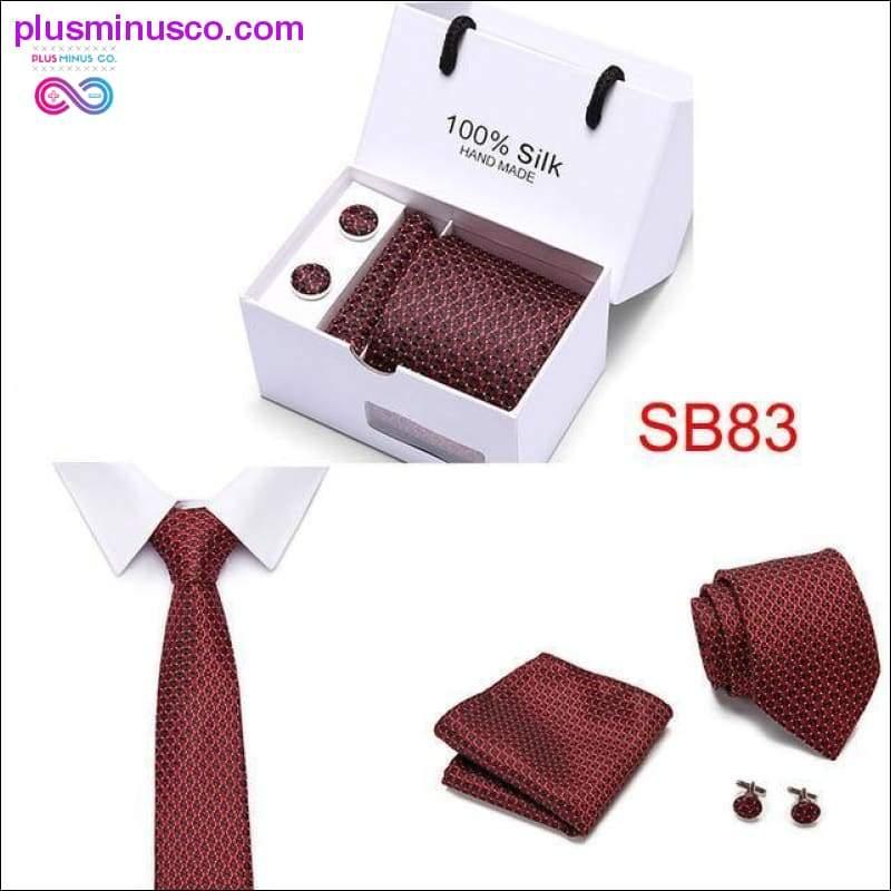 High Quality Silk Ties for Men 145cm Long Fashion Red - plusminusco.com