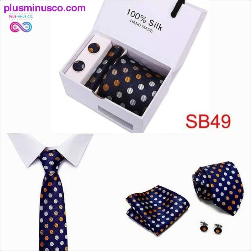 High Quality Silk Ties for Men 145cm Long Fashion Red - plusminusco.com