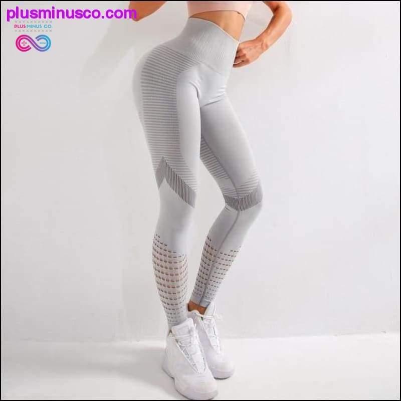 Leggings deportivos sin costuras push up de cintura alta - plusminusco.com