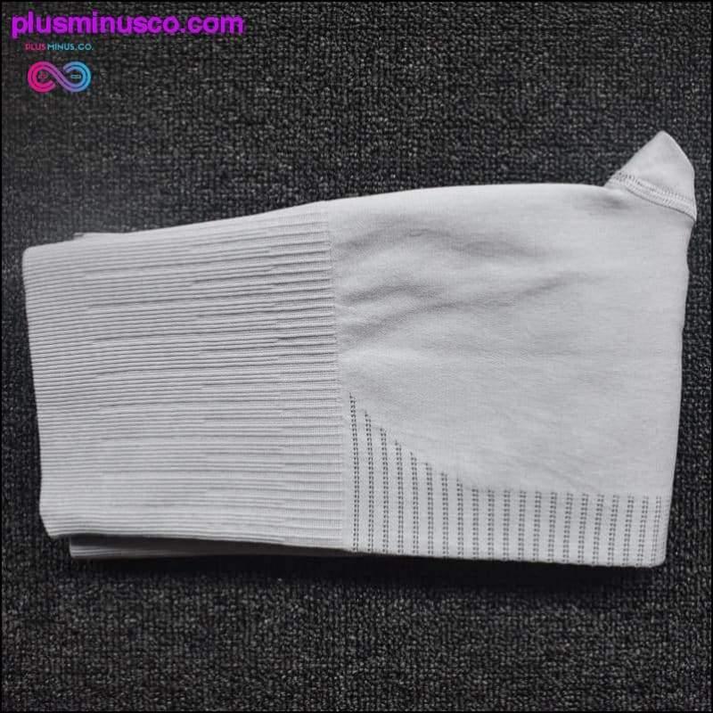 High Waist Seamless Women Hollow Out Gym Legging - plusminusco.com