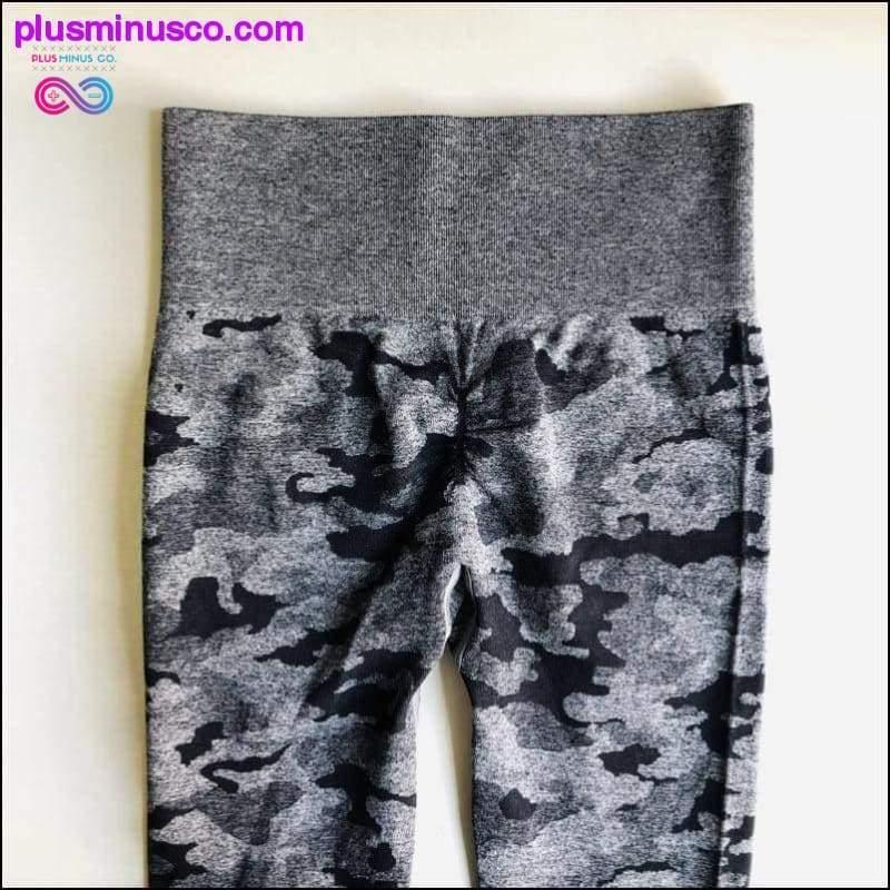 Sportske hlače za jogu za vježbanje s visokim strukom - plusminusco.com