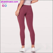 Pantaloni/Leggings de yoga și antrenament cu talie înaltă pentru femei - plusminusco.com