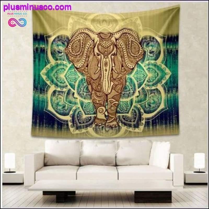 Boligindretning Bohemian Mandala Tapestry Vægophæng Sandy - plusminusco.com