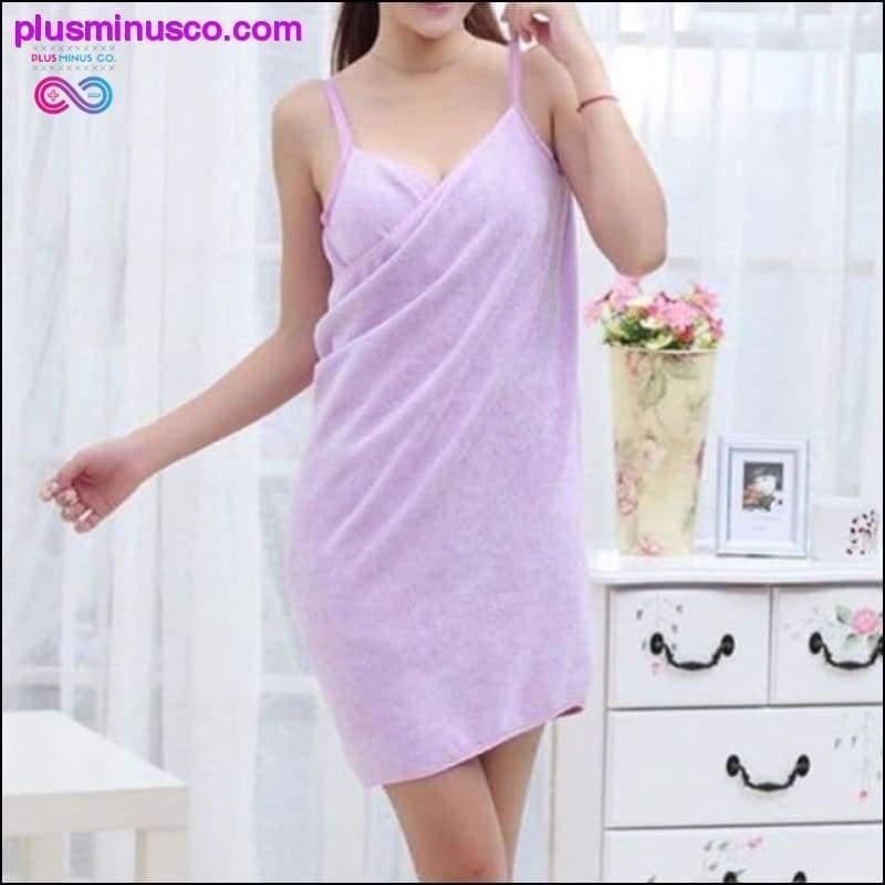 Mājas tekstila valkājama dvieļu kleita sievietēm vietnē - plusminusco.com