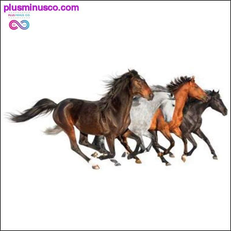 Zirgu sienas uzlīme Vinila DIY Animal Home Decor uzlīme vietnei - plusminusco.com