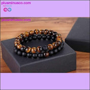 Hot 2pcs/set 7 Style Couples Distance Bracelet Natural Stone - plusminusco.com