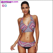 Hot og sexet svømmedragt Push Up brasiliansk bikini hæklet til - plusminusco.com